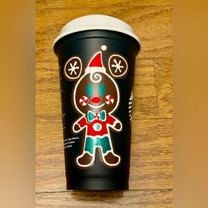 Starbucks Holiday Gingerbread Mouse Color Changing Drink Tumbler and Lid 16 oz